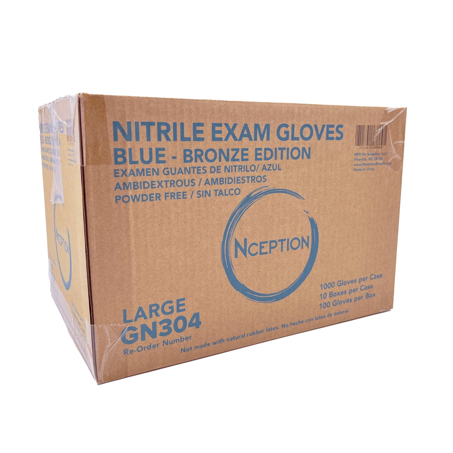 Blue Nitrile 3 Mil Exam Gloves