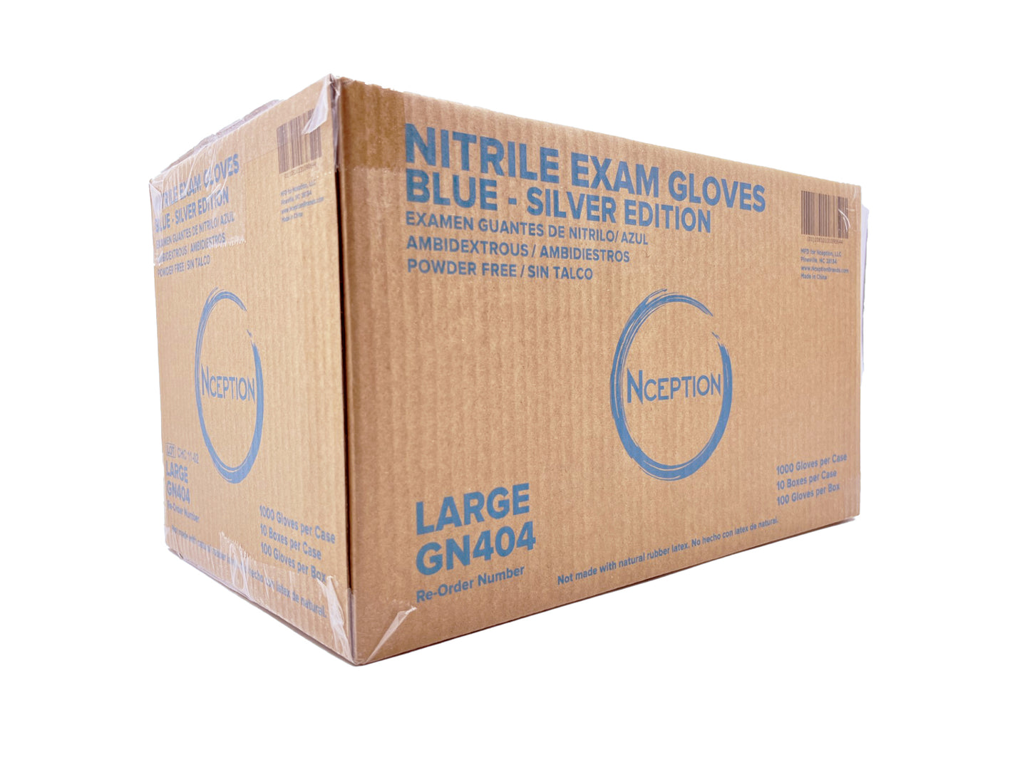 Blue Nitrile 4 Mil Exam Gloves