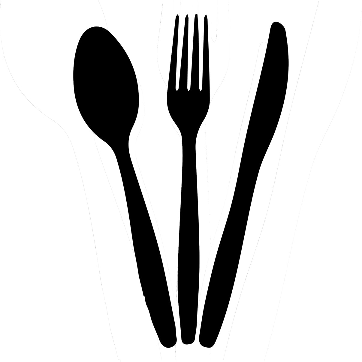 Polypropylene HeavyWeight Bulk Cutlery Nception Brands