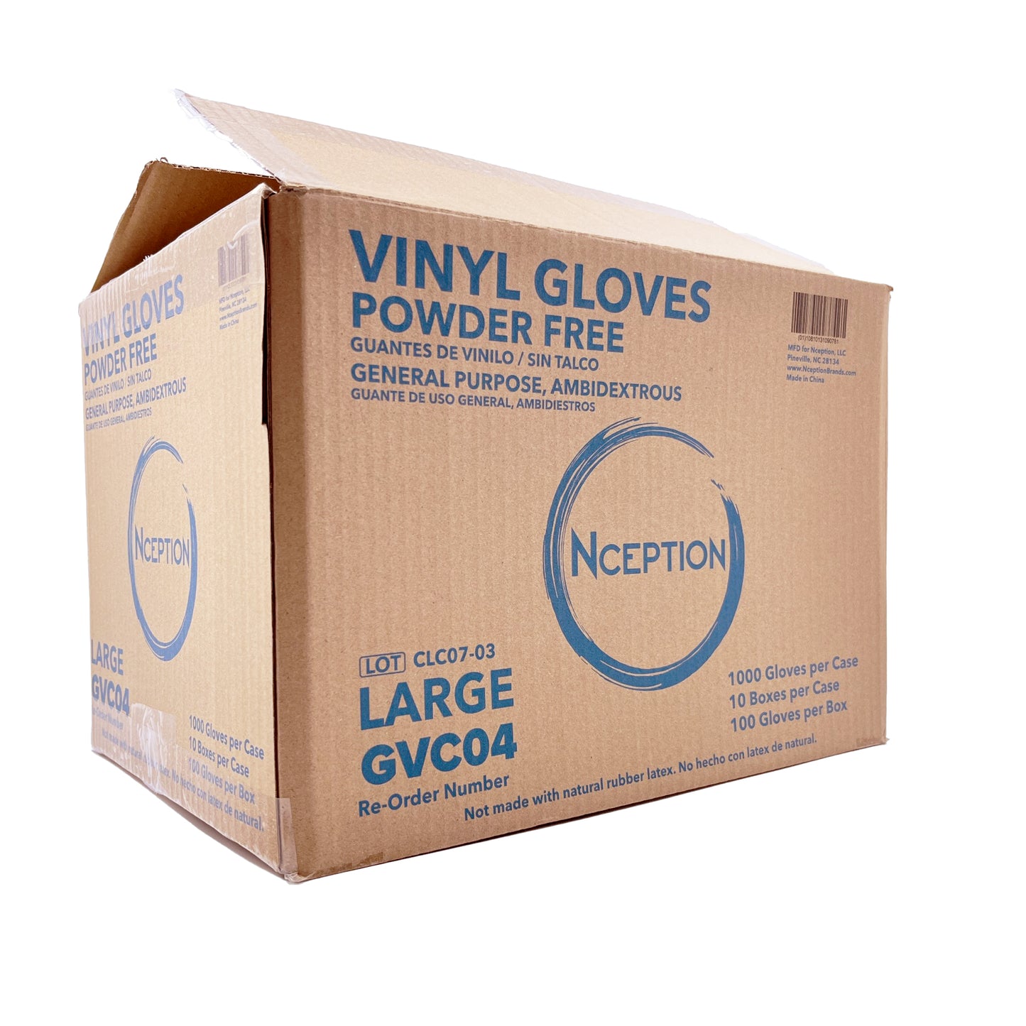 General Purpose Clear Vinyl Gloves - Powder Free